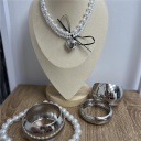 collana doppia perla cuore